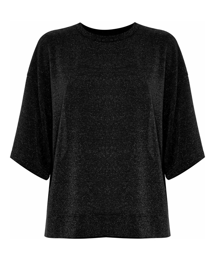 Стильная блузка с круглым вырезом. Kocca, черный
Стильная блузка с круглым вырезом. Kocca, черный