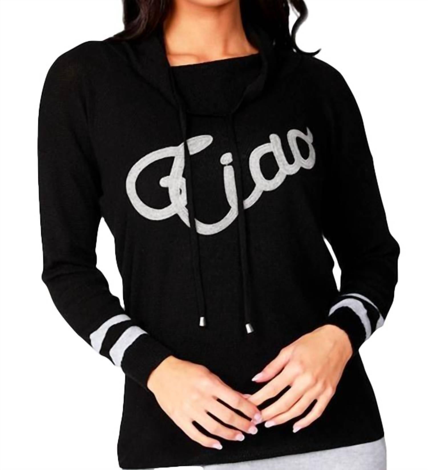 Свитер с круглым вырезом Ciao в черном/сером цвете ANGEL
Свитер с круглым вырезом Ciao в черном/сером цвете ANGEL