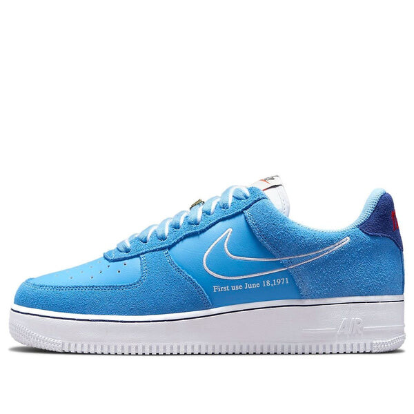Кроссовки air force 1 '07 lv8 'first use - university blue' Nike, синий 
Кроссовки air force 1 '07 lv8 'first use - university blue' Nike, синий