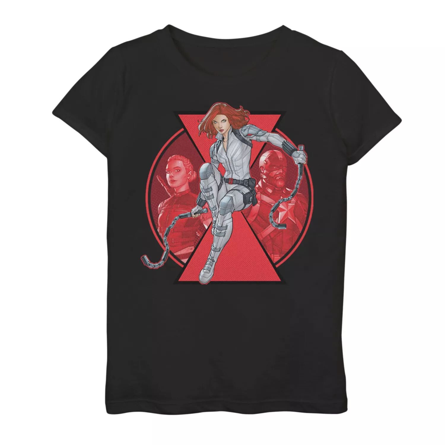 Футболка с логотипом команды Marvel Black Widow Group Shot и графическим рисунком для девочек 7–16 лет Marvel
Футболка с логотипом команды Marvel Black Widow Group Shot и графическим рисунком для девочек 7–16 лет Marvel