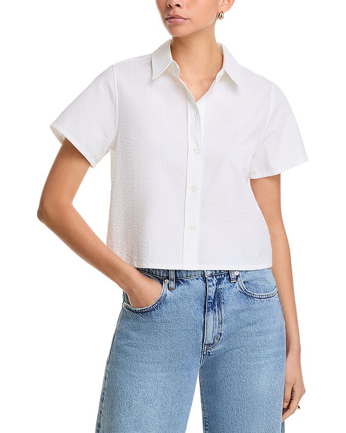 Рубашка из ситца в полоску FRAME, белый
Рубашка из ситца в полоску FRAME, белый