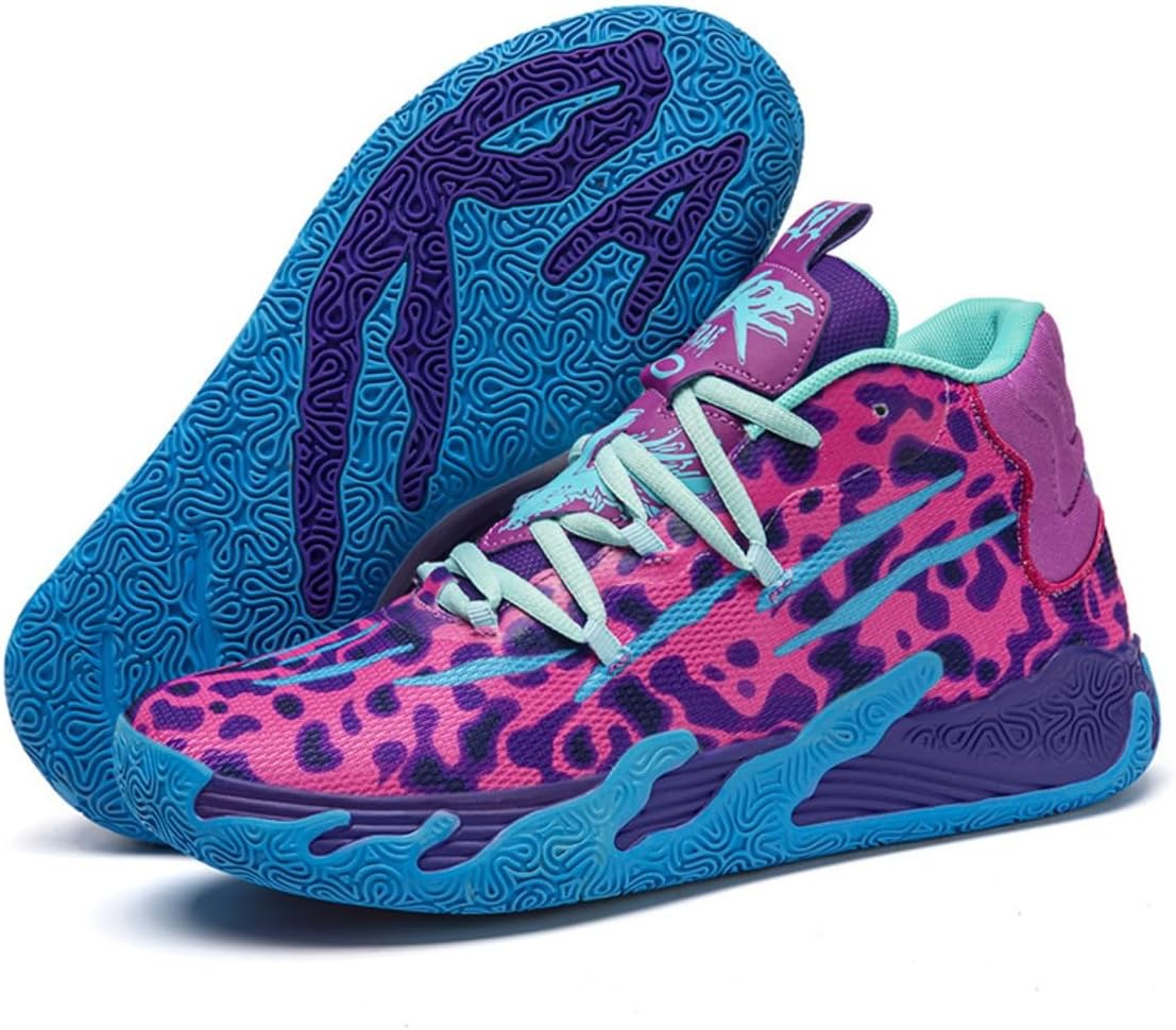 Высокие баскетбольные кроссовки CTKVbmeoi для мужчин, модные спортивные кроссовки с противоскользящей подошвой для тренировок на площадке, бега и ежедневного спорта, розовый
Высокие баскетбольные кроссовки CTKVbmeoi для мужчин, модные спортивные кроссовки с противоскользящей подошвой для тренировок на площадке, бега и ежедневного спорта, розовый