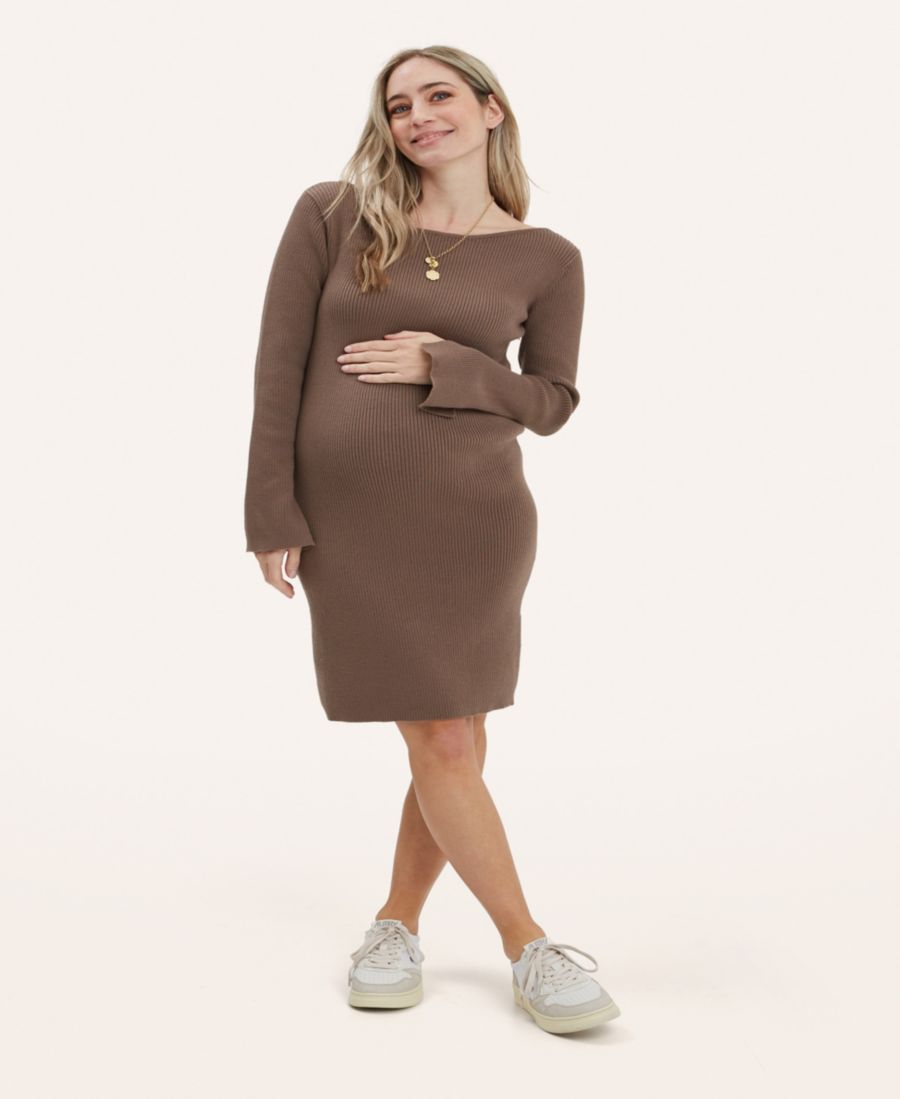 Платье для беременных и кормящих мам с длинными рукавами Hudson NOM Maternity, Taupe
Платье для беременных и кормящих мам с длинными рукавами Hudson NOM Maternity, Taupe
