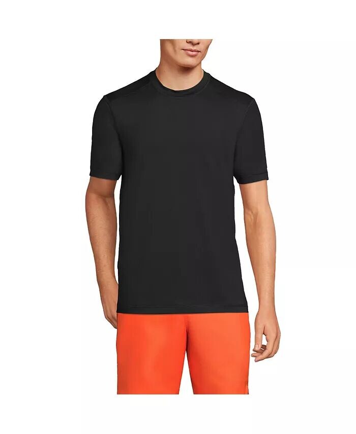 Мужская футболка для плавания с короткими рукавами UPF 50 Рашгард Lands' End, черный
Мужская футболка для плавания с короткими рукавами UPF 50 Рашгард Lands' End, черный