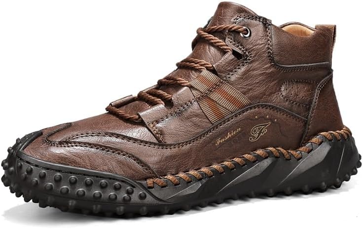 Мужские премиальные кожаные кроссовки для улицы, стиль рабочей одежды, винтажный текстурированный дизайн, повседневная обувь для ходьбы, высокие повседневные кроссовки, походные ботинки, подошва ручной работы Generic, темно-коричневый
Мужские премиальные кожаные кроссовки для улицы, стиль рабочей одежды, винтажный текстурированный дизайн, повседневная обувь для ходьбы, высокие повседневные кроссовки, походные ботинки, подошва ручной работы Generic, темно-коричневый