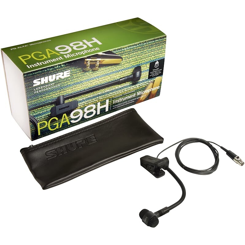 Конденсаторный микрофон Shure PGA98H-TQG Cardioid Condenser Gooseneck Instrument Mic with TA4F Connector
Конденсаторный микрофон Shure PGA98H-TQG Cardioid Condenser Gooseneck Instrument Mic with TA4F Connector