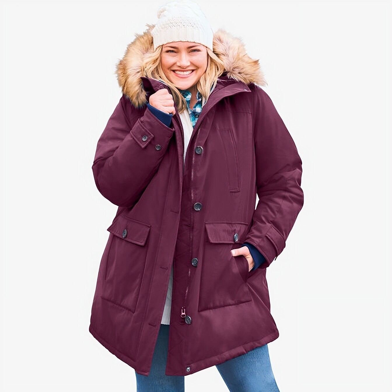 Парка Woman Within The Arctic Plus Size, фиолетовый
Парка Woman Within The Arctic Plus Size, фиолетовый