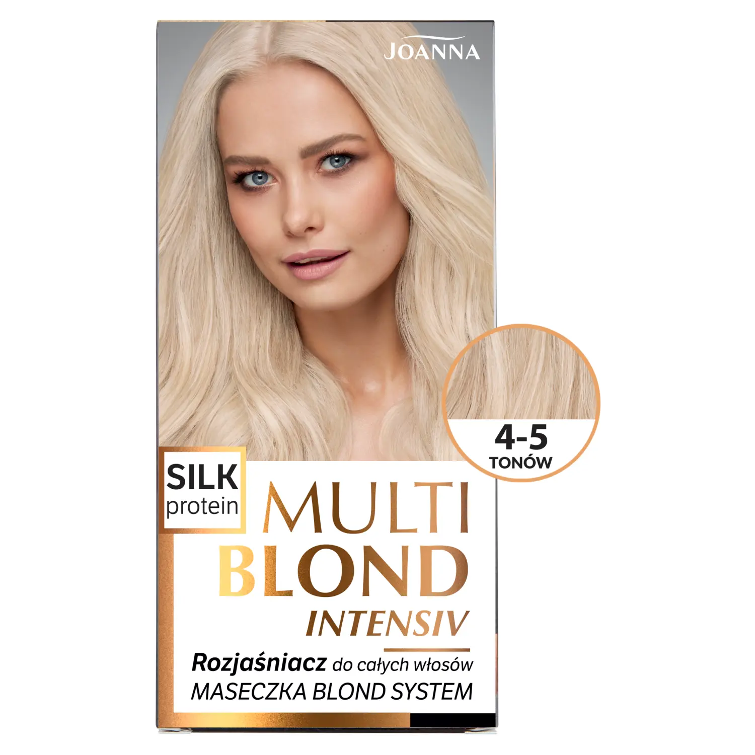 Joanna Multi Blond Intensiv осветлитель на 4-5 тонов для целых волос, 1 упаковка
Joanna Multi Blond Intensiv осветлитель на 4-5 тонов для целых волос, 1 упаковка