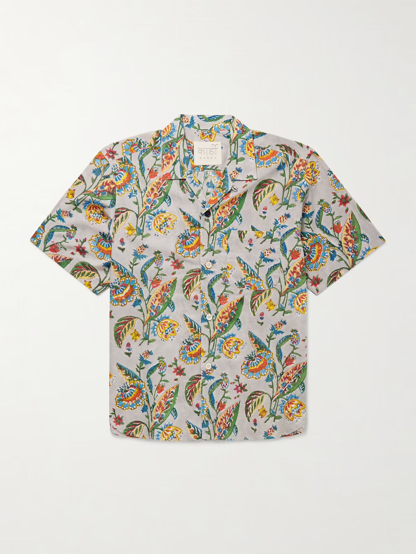 Рубашка из хлопка с принтом и отложным воротником Ronen KARDO, зеленый
Рубашка из хлопка с принтом и отложным воротником Ronen KARDO, зеленый