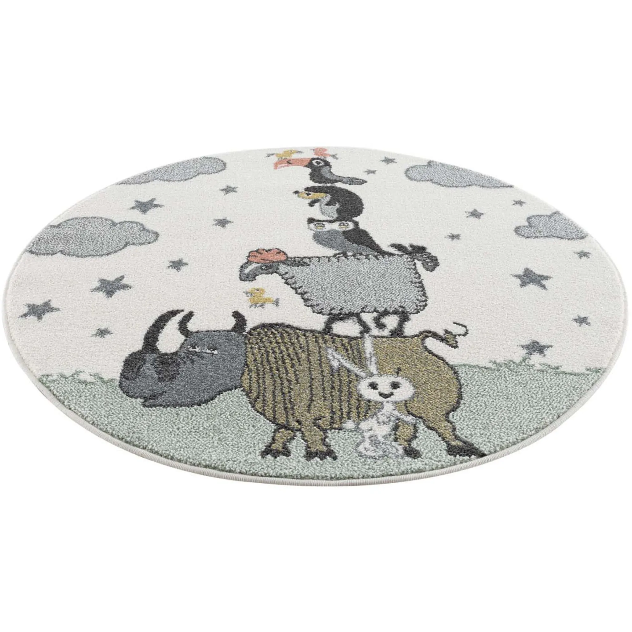 Детский ковер Carpet City "Аниме9394", круглый, высота 11 мм, игровой коврик с животными, мягкий ворс, прост в уходе, детская комната, цвет creme
Детский ковер Carpet City "Аниме9394", круглый, высота 11 мм, игровой коврик с животными, мягкий ворс, прост в уходе, детская комната, цвет creme