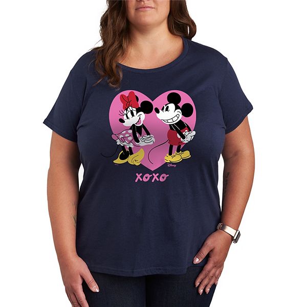 Футболка Mickey & Minnie Mouse plus size xoxo Disney
Футболка Mickey & Minnie Mouse plus size xoxo Disney