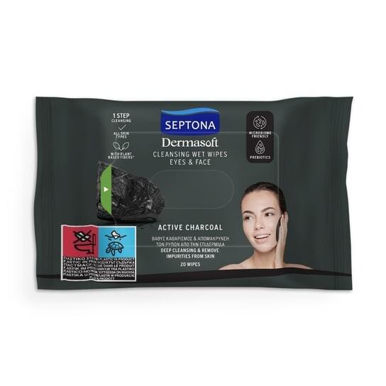 Влажные салфетки с активированным углем для лица и глаз, 20 шт. Septona, Dermasoft
Влажные салфетки с активированным углем для лица и глаз, 20 шт. Septona, Dermasoft