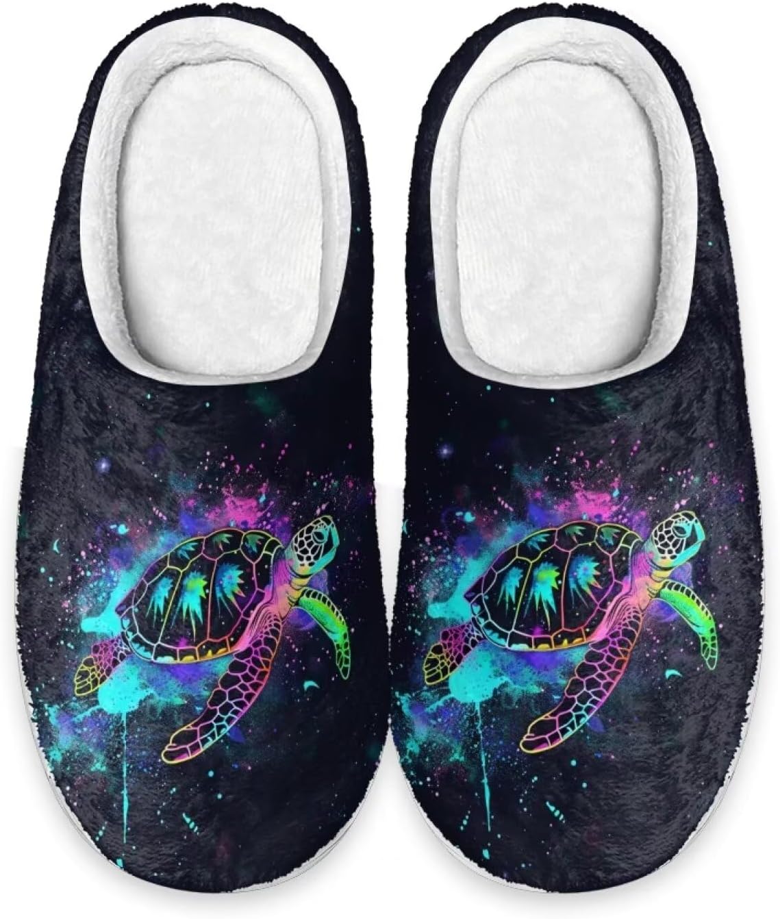 Тапочки Xpyiqun для мужчин и женщин, зимние теплые домашние тапочки, нескользящие, мягкие и уютные, Sea Turtle Galaxy
Тапочки Xpyiqun для мужчин и женщин, зимние теплые домашние тапочки, нескользящие, мягкие и уютные, Sea Turtle Galaxy