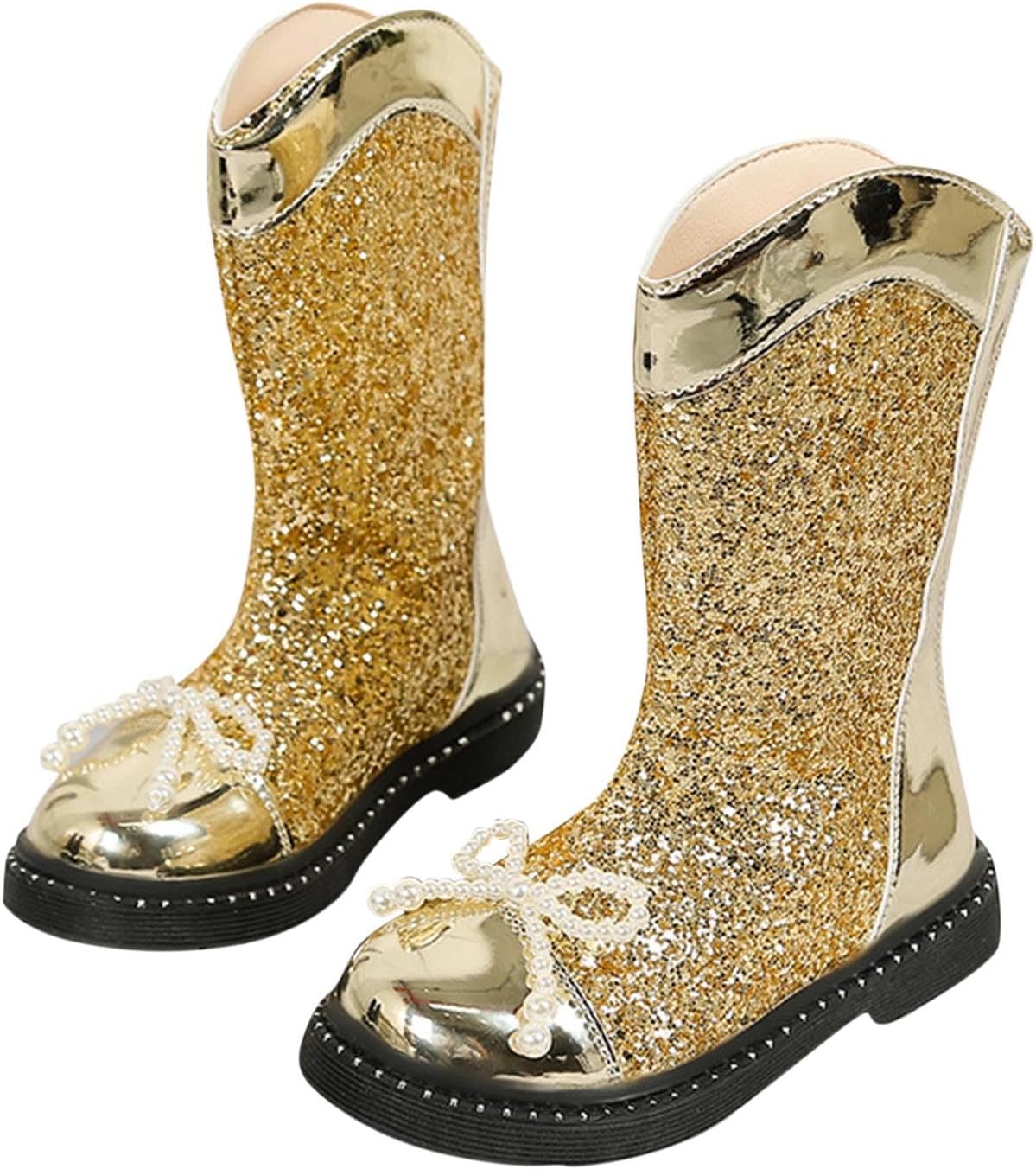 Сапожки Ctreela Sparkle Cowgirl для маленьких и больших детей, ковбойские западные блестящие сапожки для девочек, металлические сапоги средней высоты, золотой
Сапожки Ctreela Sparkle Cowgirl для маленьких и больших детей, ковбойские западные блестящие сапожки для девочек, металлические сапоги средней высоты, золотой