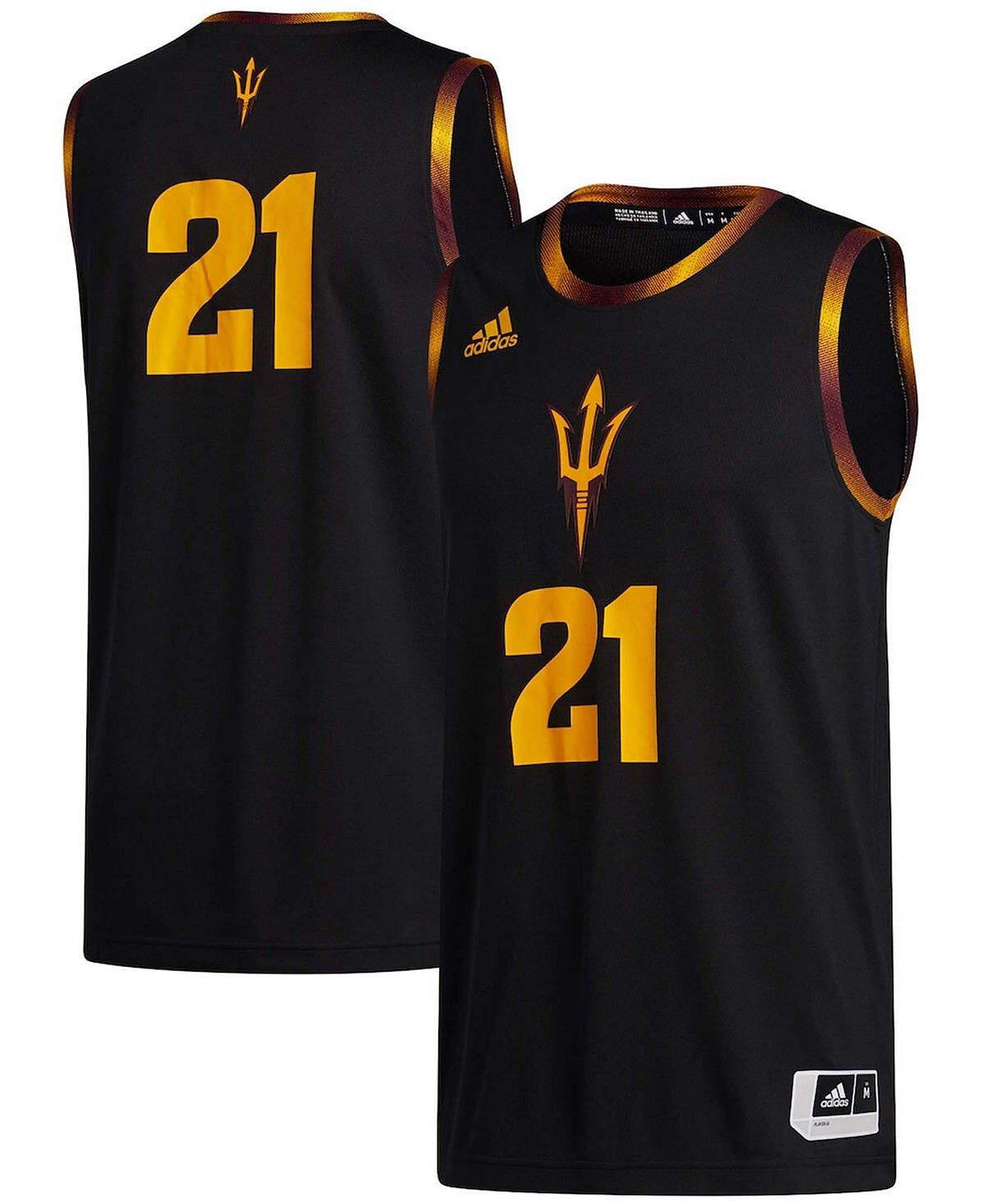 Мужская #21 черная джерси arizona state sun devils swingman adidas, черный 
Мужская #21 черная джерси arizona state sun devils swingman adidas, черный