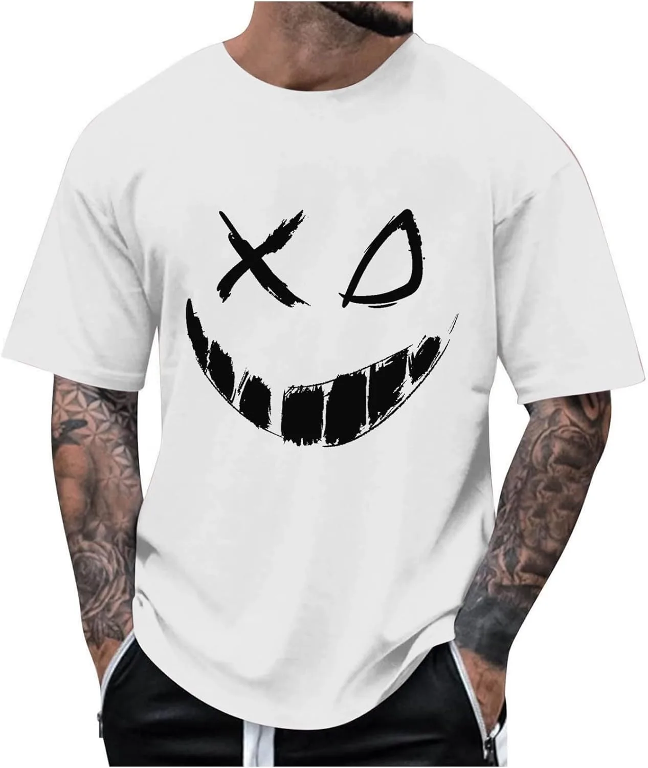 Uillui Cute X-Eyes-Smiling-Face Graffiti футболка Y2K мужская
Uillui Cute X-Eyes-Smiling-Face Graffiti футболка Y2K мужская