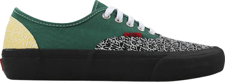 Кеды Vans f*cking Awesome x Authentic C Pro Black Green, зеленый 
Кеды Vans f*cking Awesome x Authentic C Pro Black Green, зеленый