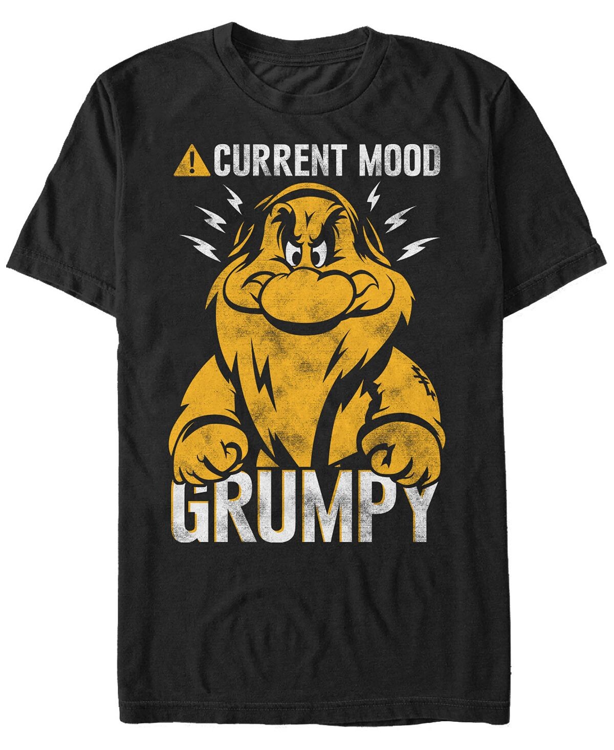 Мужская футболка с коротким рукавом disney snow white current grumpy Fifth Sun, черный 
Мужская футболка с коротким рукавом disney snow white current grumpy Fifth Sun, черный