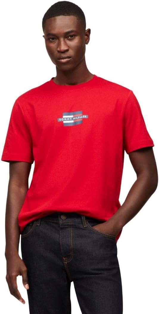 Мужские хлопковые футболки с короткими рукавами и напечатанным логотипом Tommy Hilfiger, Medium Red, Красный, Мужские хлопковые футболки с короткими рукавами и напечатанным логотипом Tommy Hilfiger, Medium Red
Мужские хлопковые футболки с короткими рукавами и напечатанным логотипом Tommy Hilfiger, Medium Red, Красный, Мужские хлопковые футболки с короткими рукавами и напечатанным логотипом Tommy Hilfiger, Medium Red