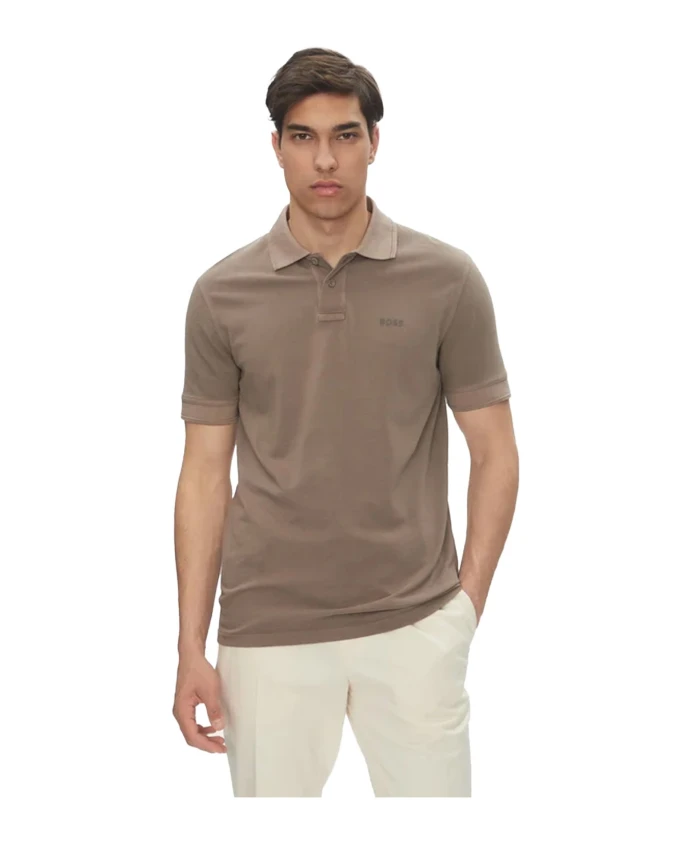 Рубашка-Поло с коротким рукавом Hugo, бежевый
Рубашка-Поло с коротким рукавом Hugo, бежевый