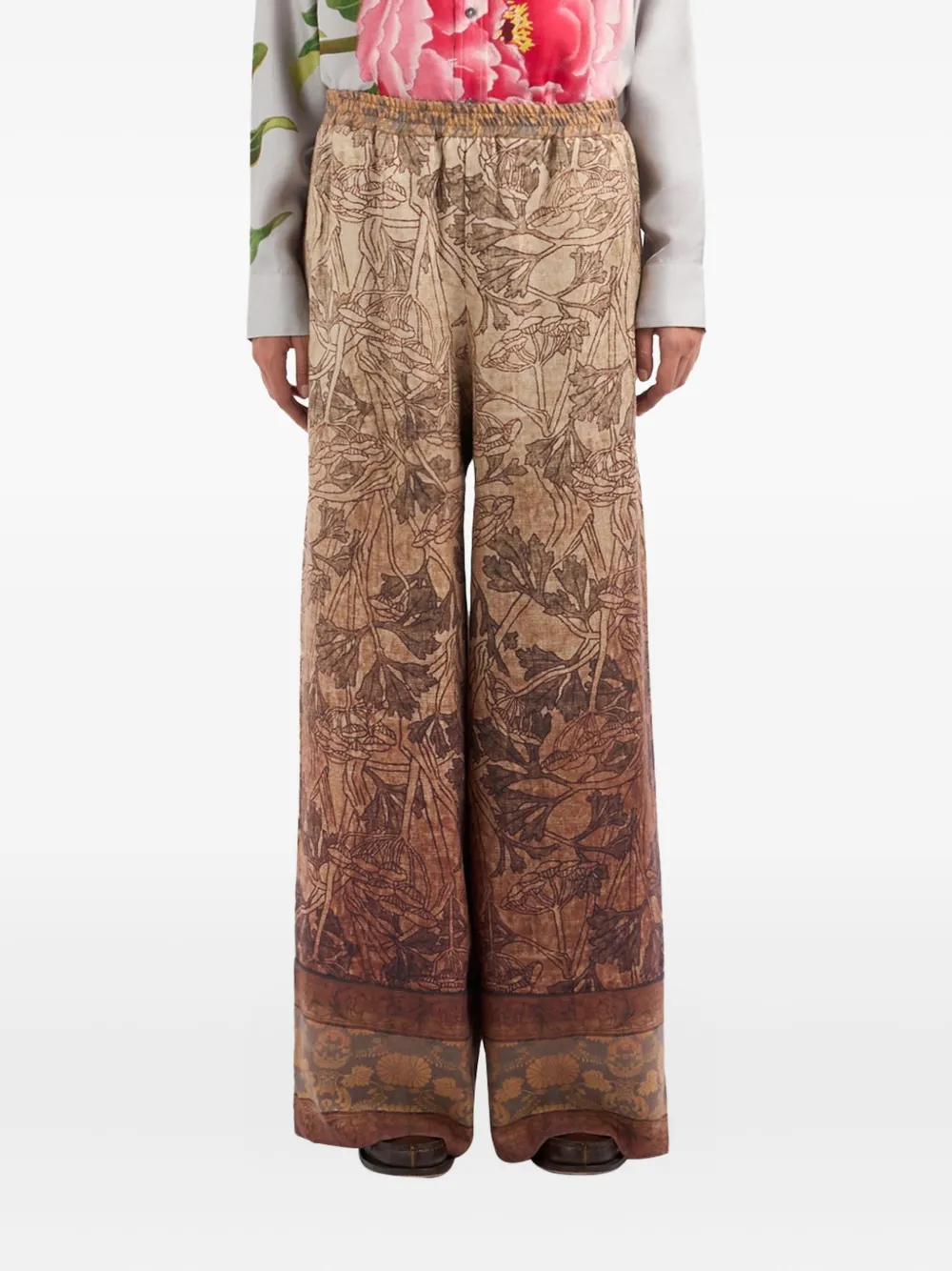 Брюки с цветочным принтом Pierre-Louis Mascia, нейтральный
Брюки с цветочным принтом Pierre-Louis Mascia, нейтральный