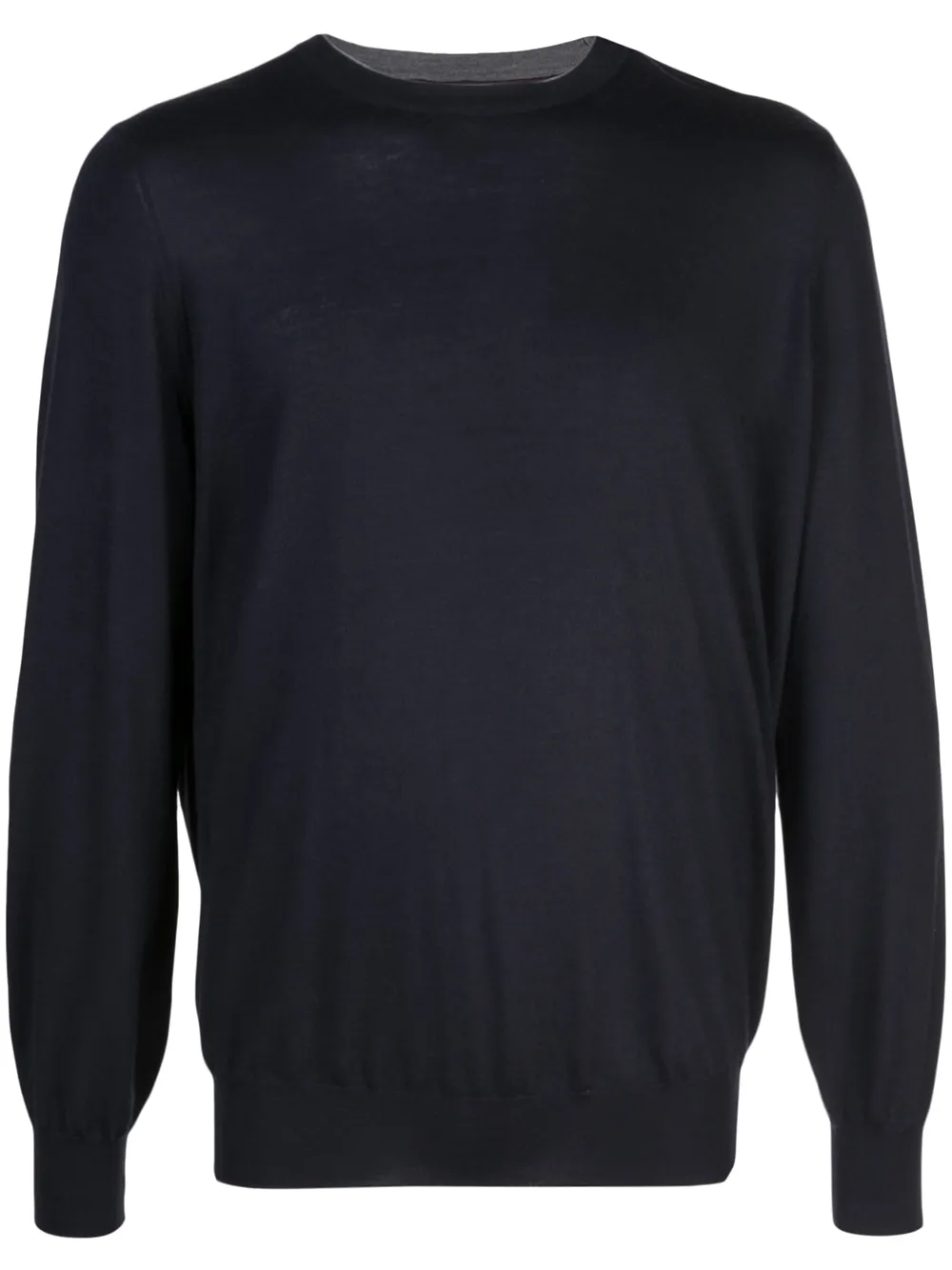 Джемпер с круглым вырезом Brunello Cucinelli, синий
Джемпер с круглым вырезом Brunello Cucinelli, синий