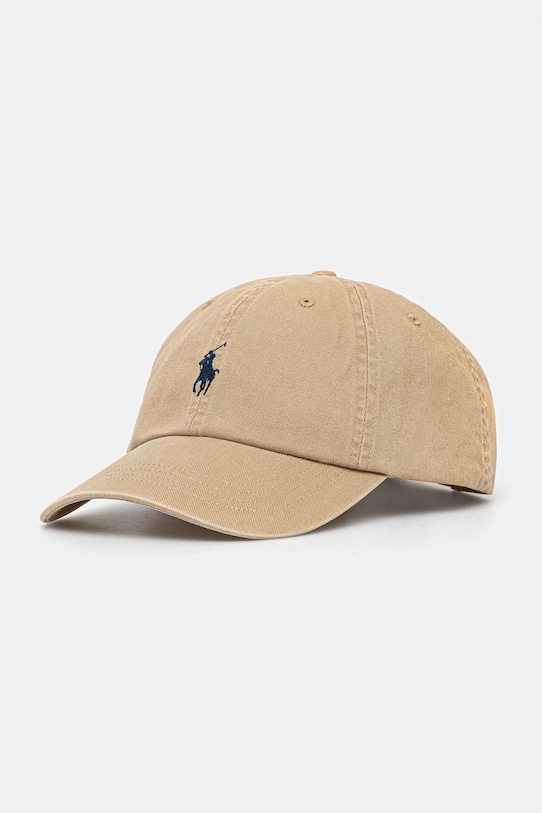 Хлопковая бейсболка Polo Ralph Lauren, бежевый
Хлопковая бейсболка Polo Ralph Lauren, бежевый