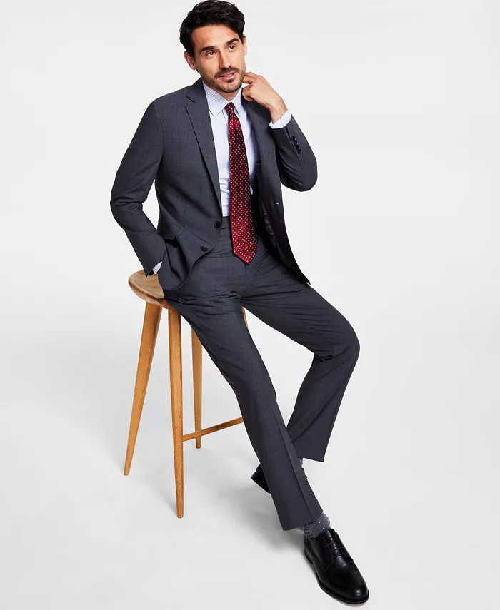 Мужской классический пиджак из стрейчевой шерстяной смеси для костюма по отдельности Brooks Brothers, серый
Мужской классический пиджак из стрейчевой шерстяной смеси для костюма по отдельности Brooks Brothers, серый