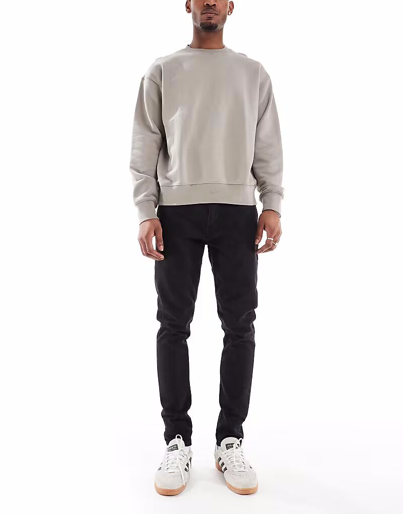 Джинсы DTT Tall с зауженным кроем, жесткие, черного цвета
Джинсы DTT Tall с зауженным кроем, жесткие, черного цвета