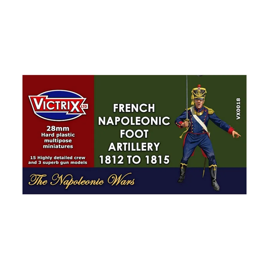 Французская наполеоновская артиллерия - 1812-1815 гг., Historical Miniatures - Napoleonic (Victrix) (28mm)
Французская наполеоновская артиллерия - 1812-1815 гг., Historical Miniatures - Napoleonic (Victrix) (28mm)
