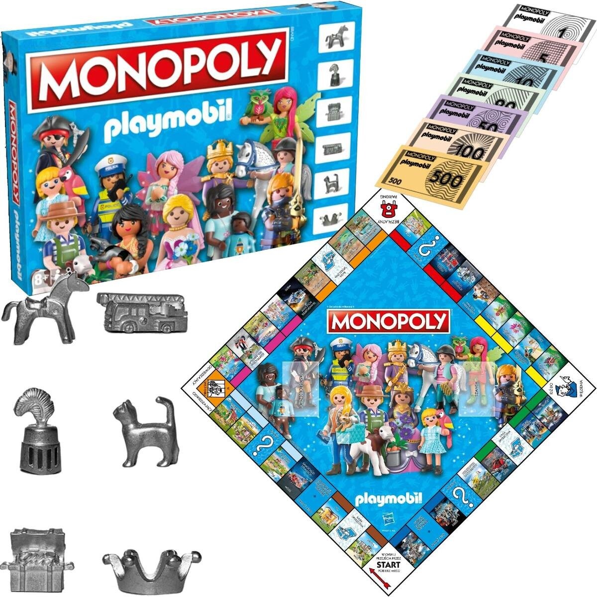 Семейная настольная игра «Монополия» Playmobil, польская версия Winning Moves
Семейная настольная игра «Монополия» Playmobil, польская версия Winning Moves