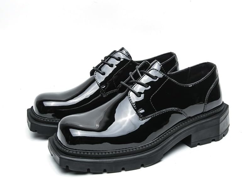 Мужские кожаные оксфорды на платформе, классические модные, с квадратным носком, шнуровкой и рифленой подошвой, повседневные туфли с шнуровкой для бизнеса и официального стиля Taygum, черный
Мужские кожаные оксфорды на платформе, классические модные, с квадратным носком, шнуровкой и рифленой подошвой, повседневные туфли с шнуровкой для бизнеса и официального стиля Taygum, черный