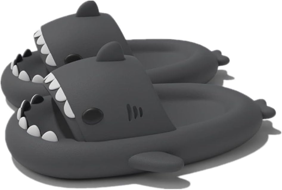 Милые тапочки с градиентным рисунком в виде акулы, пляжная обувь с мягкой подошвой 4 см, летние тапочки-акулы для женщин и мужчин, из ЭВА, нескользящие, для ванной комнаты, для дома и улицы Kaitesi, черный/серый
Милые тапочки с градиентным рисунком в виде акулы, пляжная обувь с мягкой подошвой 4 см, летние тапочки-акулы для женщин и мужчин, из ЭВА, нескользящие, для ванной комнаты, для дома и улицы Kaitesi, черный/серый