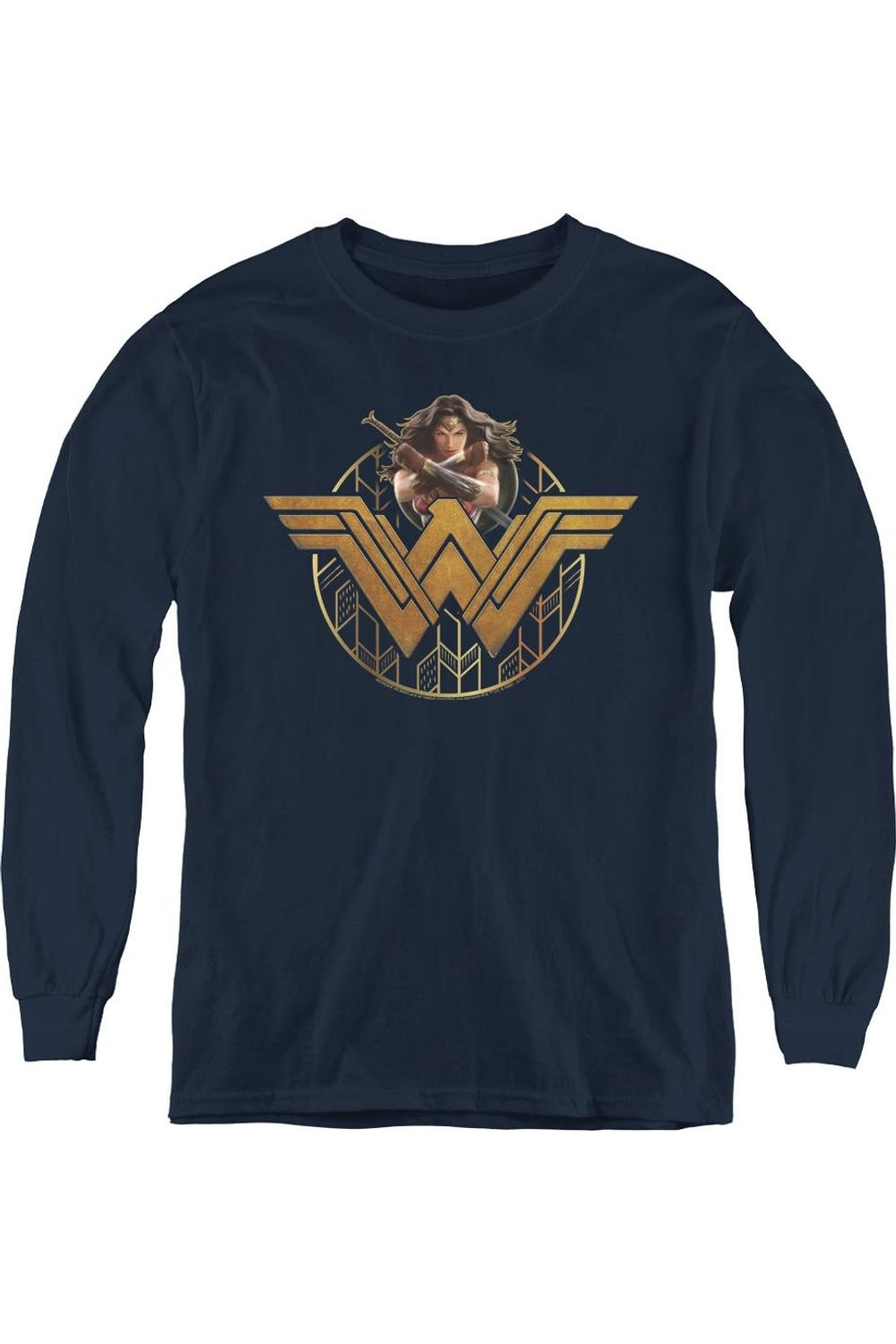 Футболка с длинным рукавом для подростков "Wonder Woman" с мощной стойкой и эмблемой Gildan, темно-синий
Футболка с длинным рукавом для подростков "Wonder Woman" с мощной стойкой и эмблемой Gildan, темно-синий