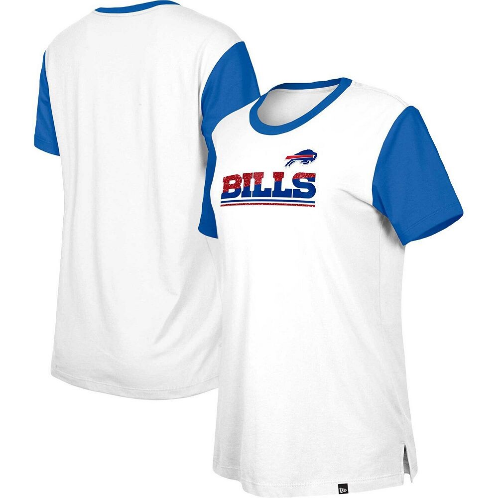 Женская футболка New Era White/Royal Buffalo Bills Third Down с цветными блоками, цвет Bil White
Женская футболка New Era White/Royal Buffalo Bills Third Down с цветными блоками, цвет Bil White