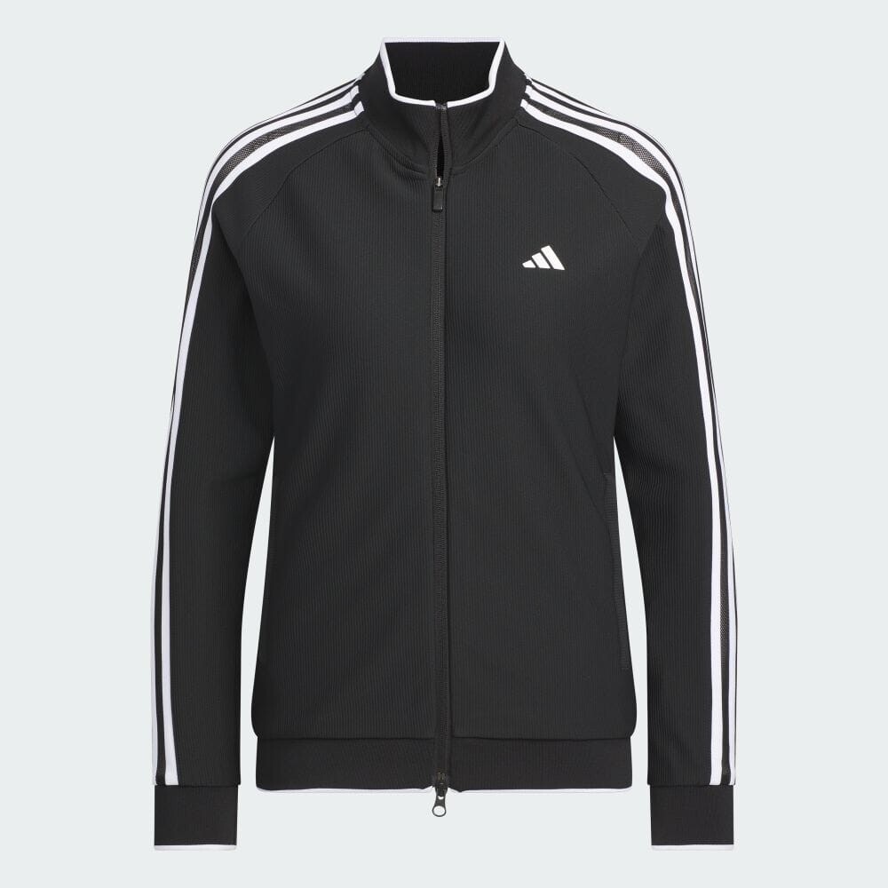 Куртка для гольфа Adidas Three Stripes Track Dry, черный
Куртка для гольфа Adidas Three Stripes Track Dry, черный
