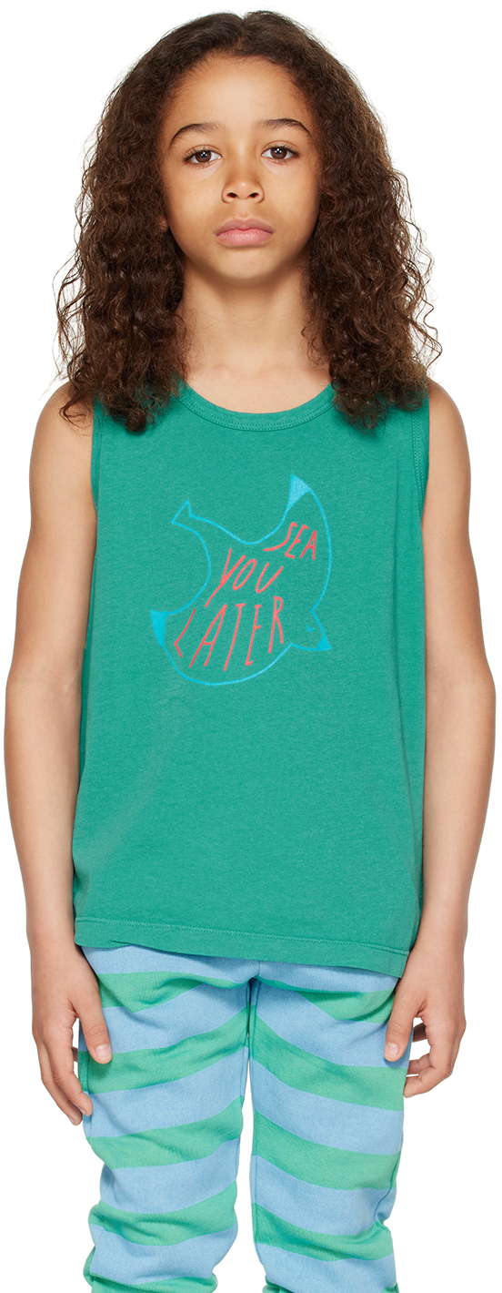 Детская зеленая майка «Sea You Later» Bonmot Organic
Детская зеленая майка «Sea You Later» Bonmot Organic
