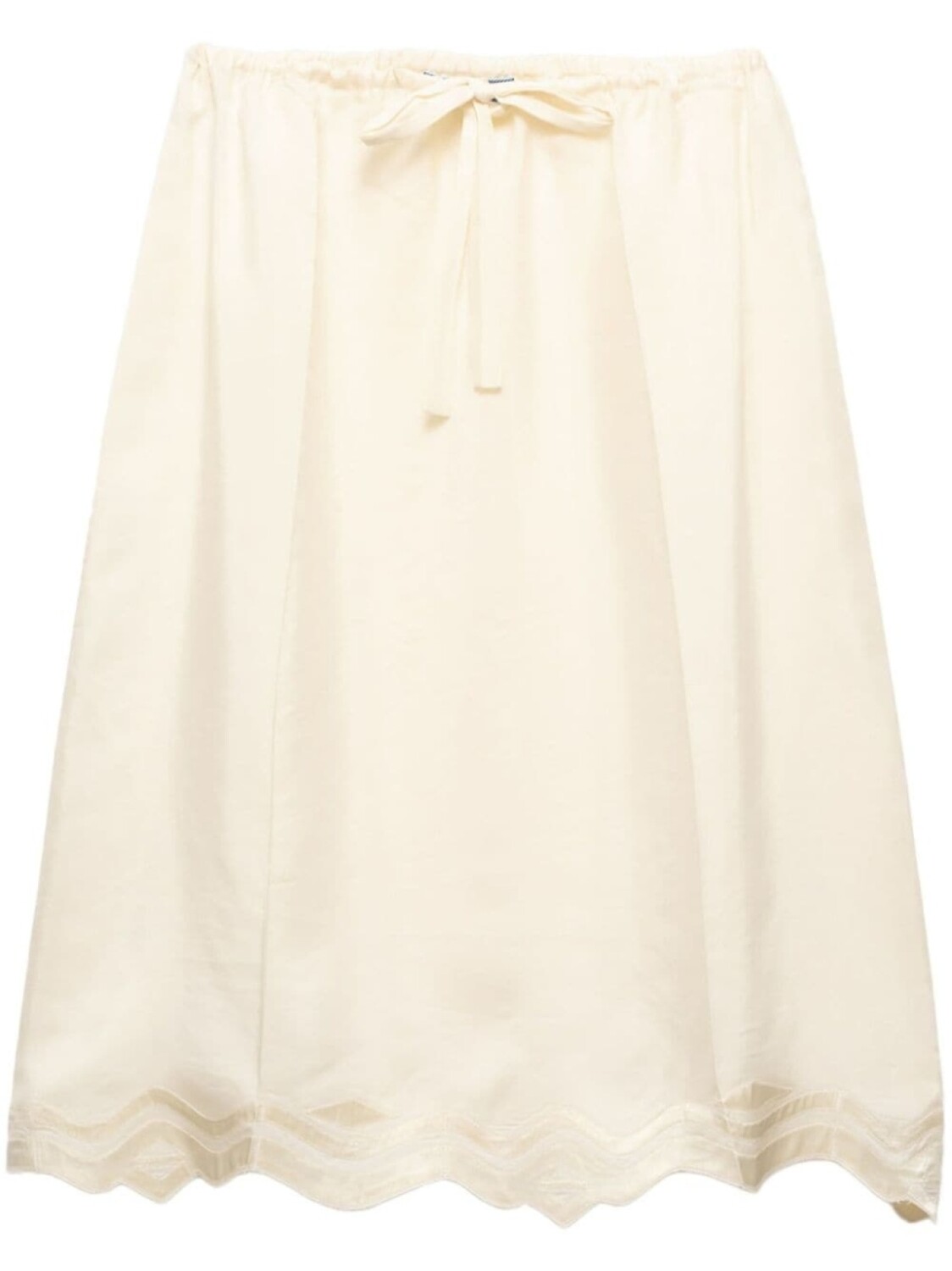 Prada шелковая юбка-миди с завязками на талии, желтый
Prada шелковая юбка-миди с завязками на талии, желтый