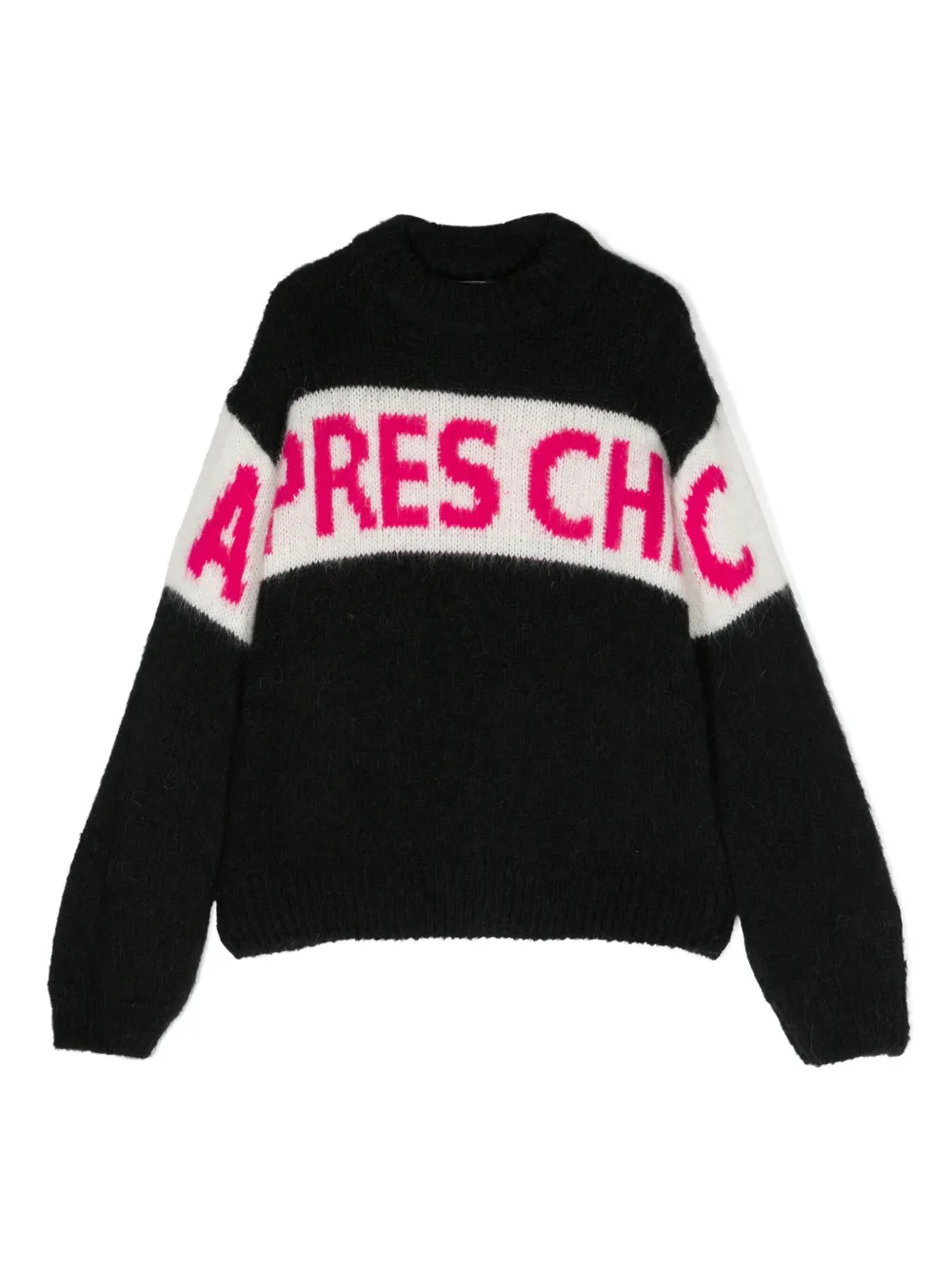 Жаккардовый джемпер в полоску Mc2 Saint Barth Kids, черный
Жаккардовый джемпер в полоску Mc2 Saint Barth Kids, черный