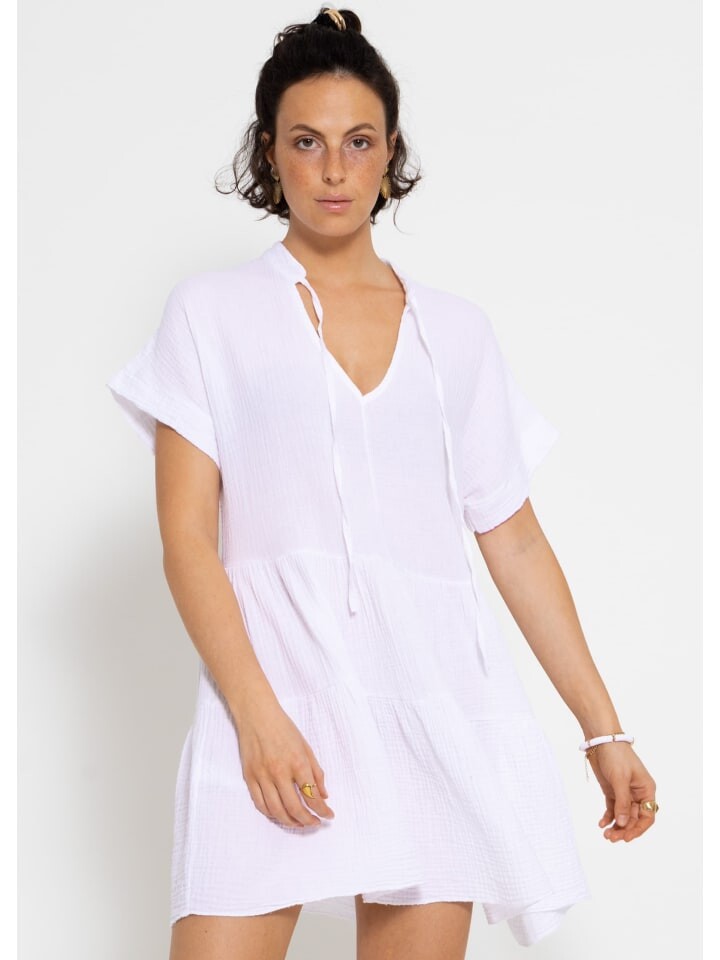 Короткое платье SASSYCLASSY Musselin, белый
Короткое платье SASSYCLASSY Musselin, белый