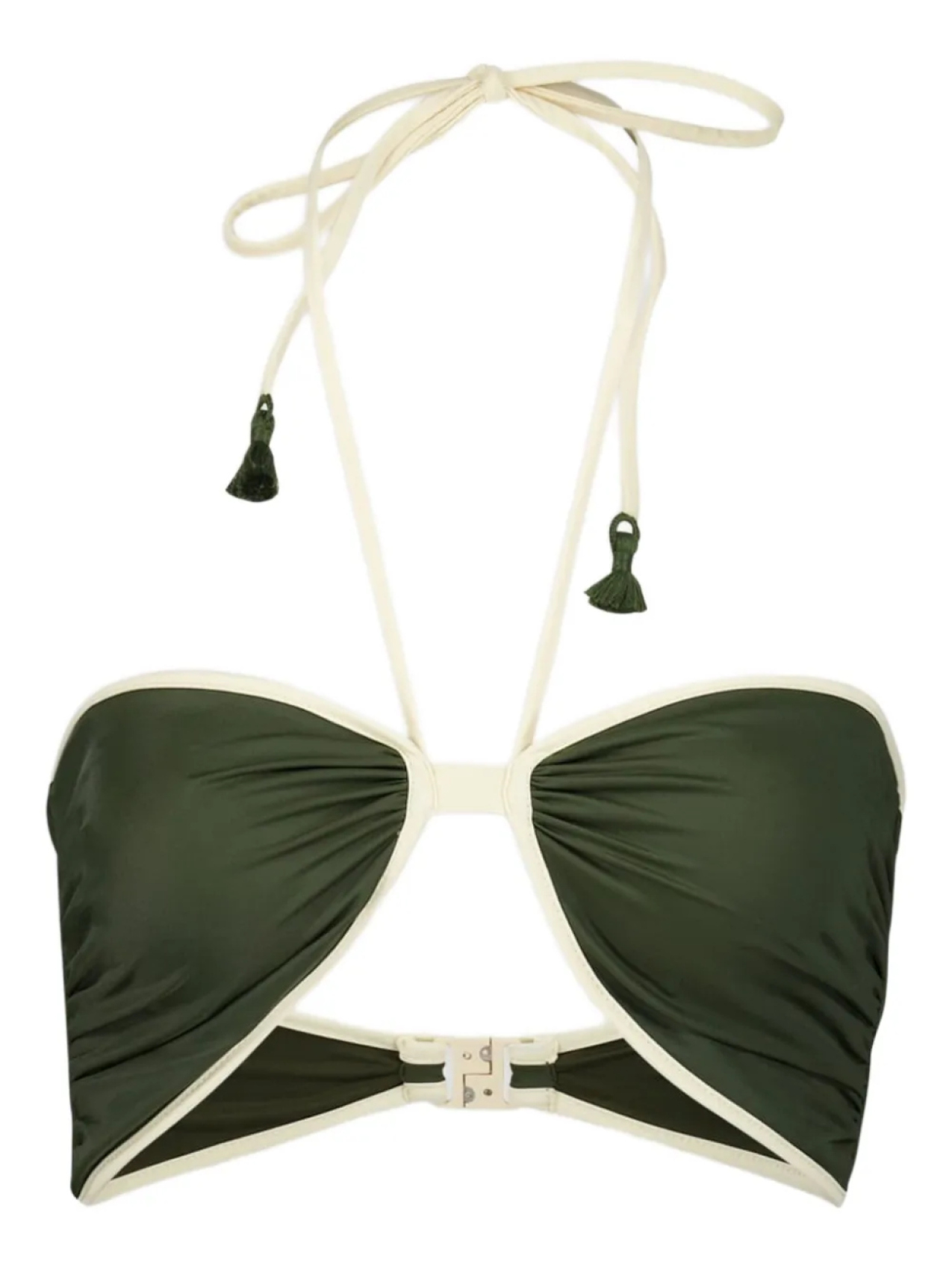 Верх бикини от Johanna Ortiz Yacumama, зеленый
Верх бикини от Johanna Ortiz Yacumama, зеленый