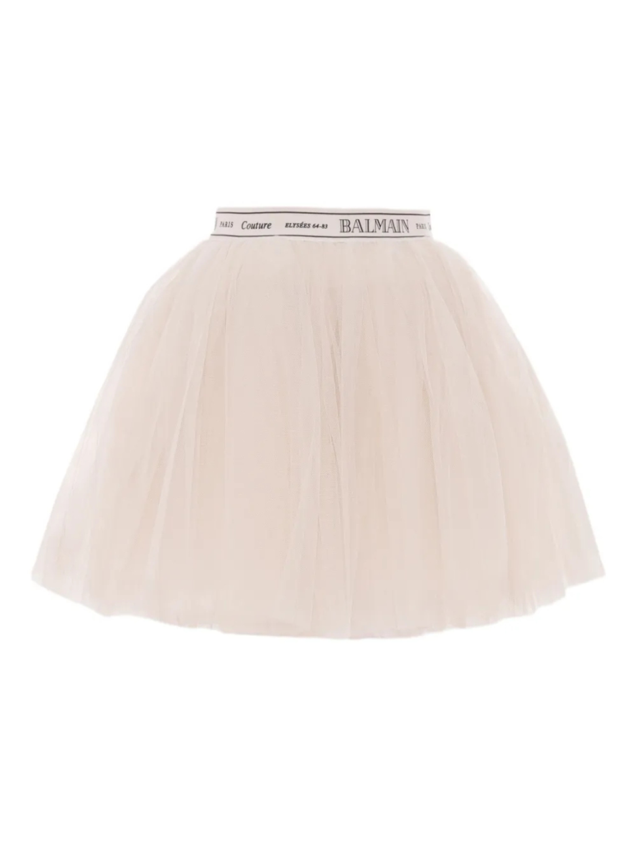 Юбка-пачка с логотипом и поясом Balmain Kids, нейтральный
Юбка-пачка с логотипом и поясом Balmain Kids, нейтральный