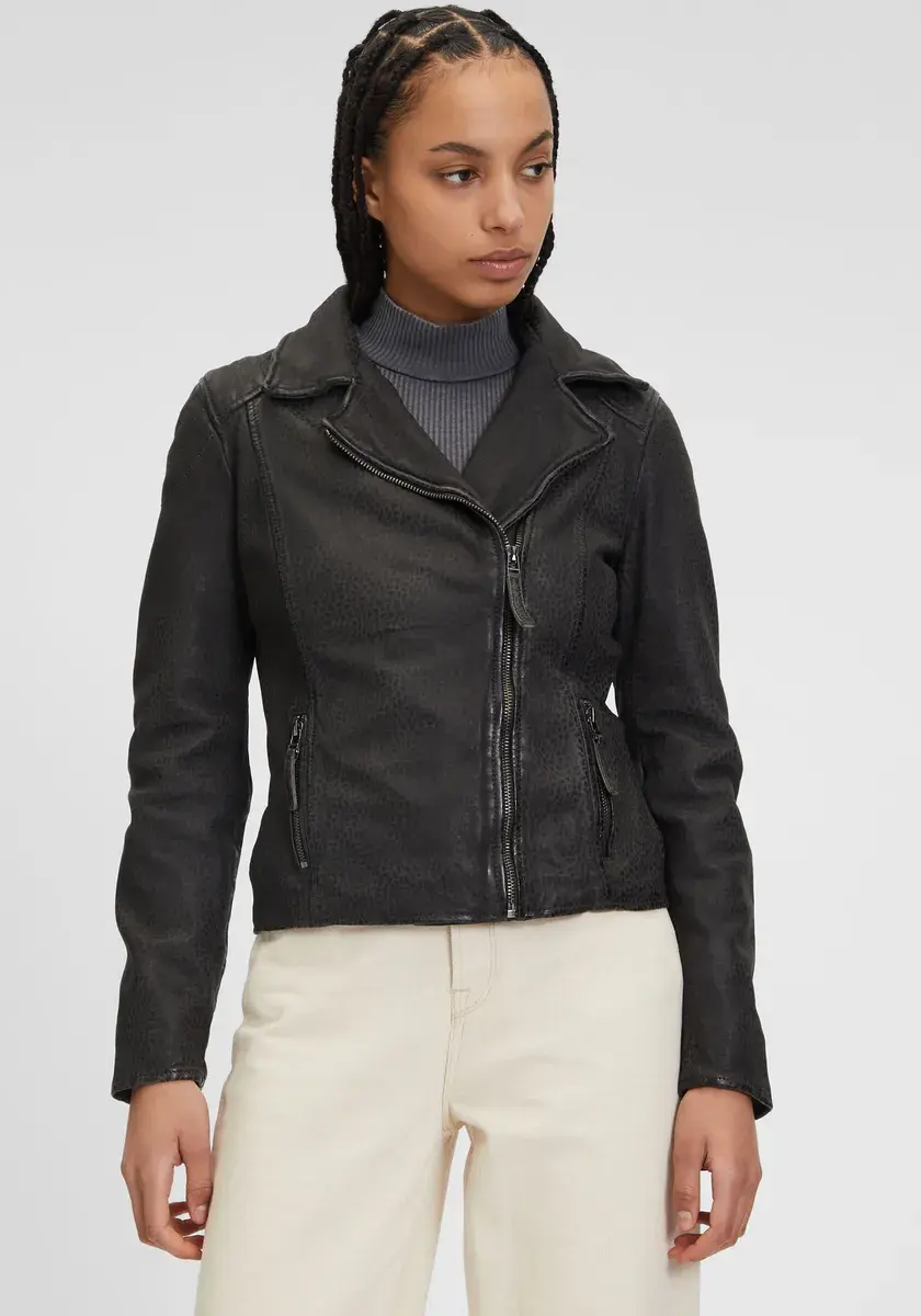 Цыганская кожаная куртка "GWAnimala", на асимметричной молнии, с тиснением животных Gipsy, антрацит
Цыганская кожаная куртка "GWAnimala", на асимметричной молнии, с тиснением животных Gipsy, антрацит