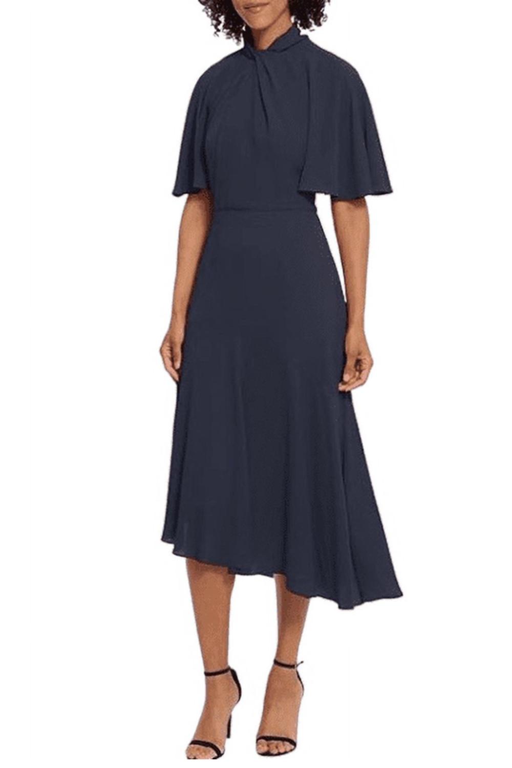 Асимметриальное платье с высоким воротником в темно-синем цвете Maggy London
Асимметриальное платье с высоким воротником в темно-синем цвете Maggy London