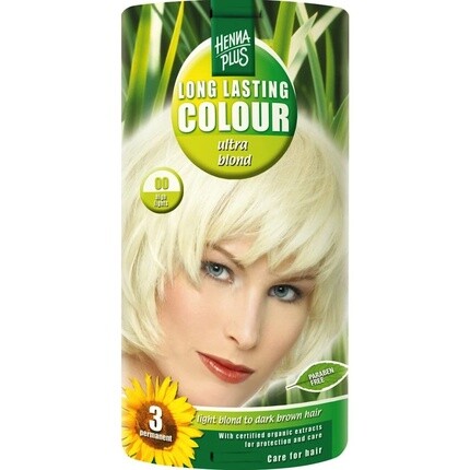 49130 Long Lasting Color 00 Ультра блондин, Hennaplus
49130 Long Lasting Color 00 Ультра блондин, Hennaplus