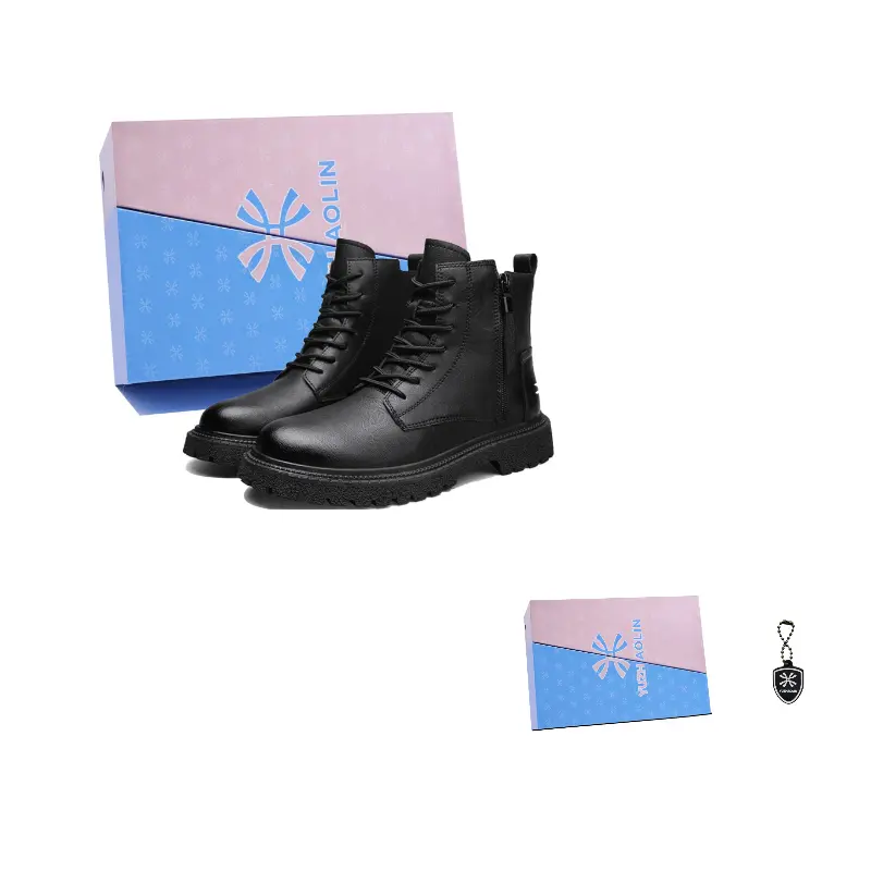 YUZHAOLIN Короткие ботинки мартинсы мужские черные черные (с подкладкой), цвет Black Padded
YUZHAOLIN Короткие ботинки мартинсы мужские черные черные (с подкладкой), цвет Black Padded