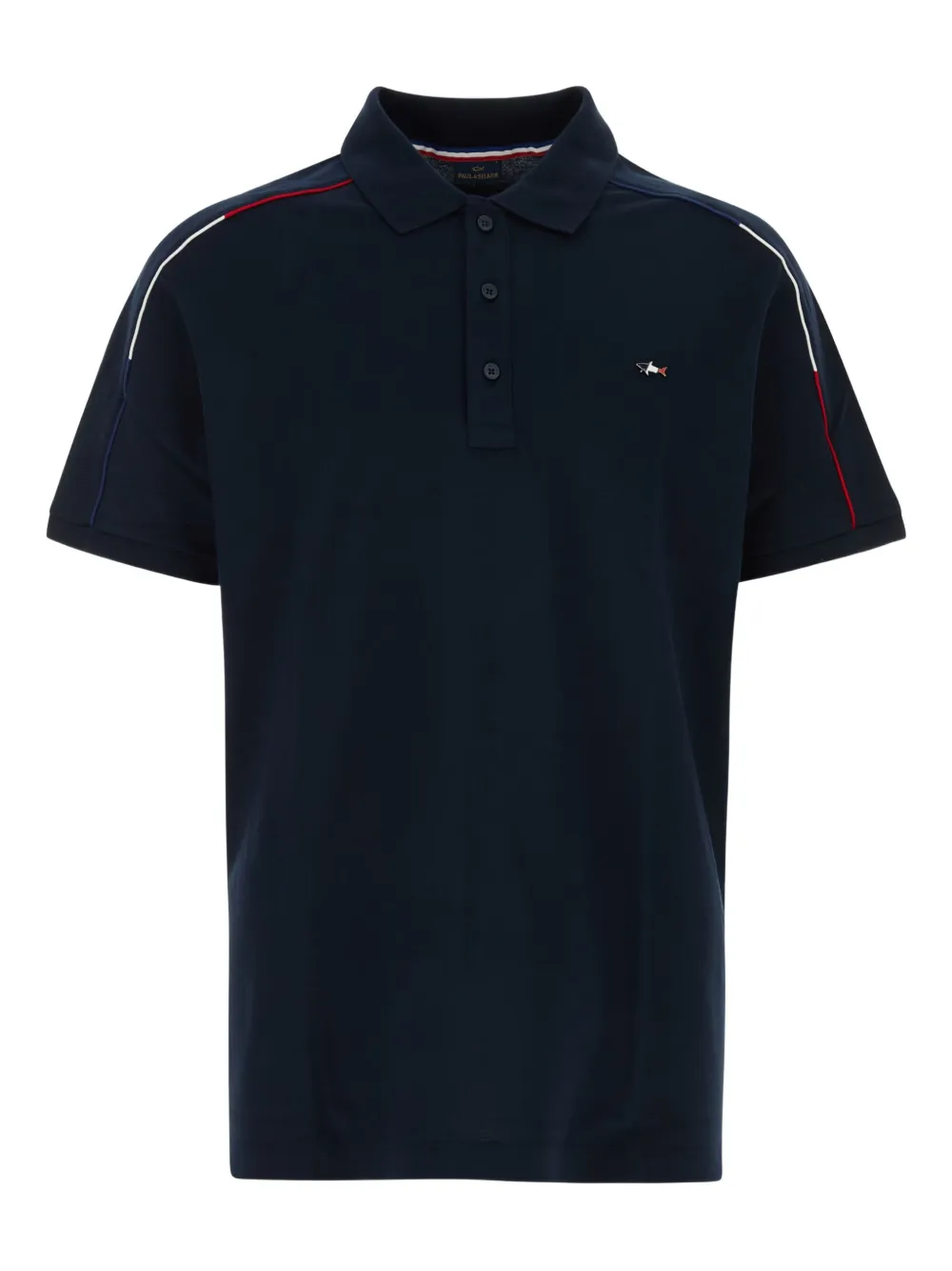 Рубашка поло с отделкой в полоску Paul & Shark
Рубашка поло с отделкой в полоску Paul & Shark