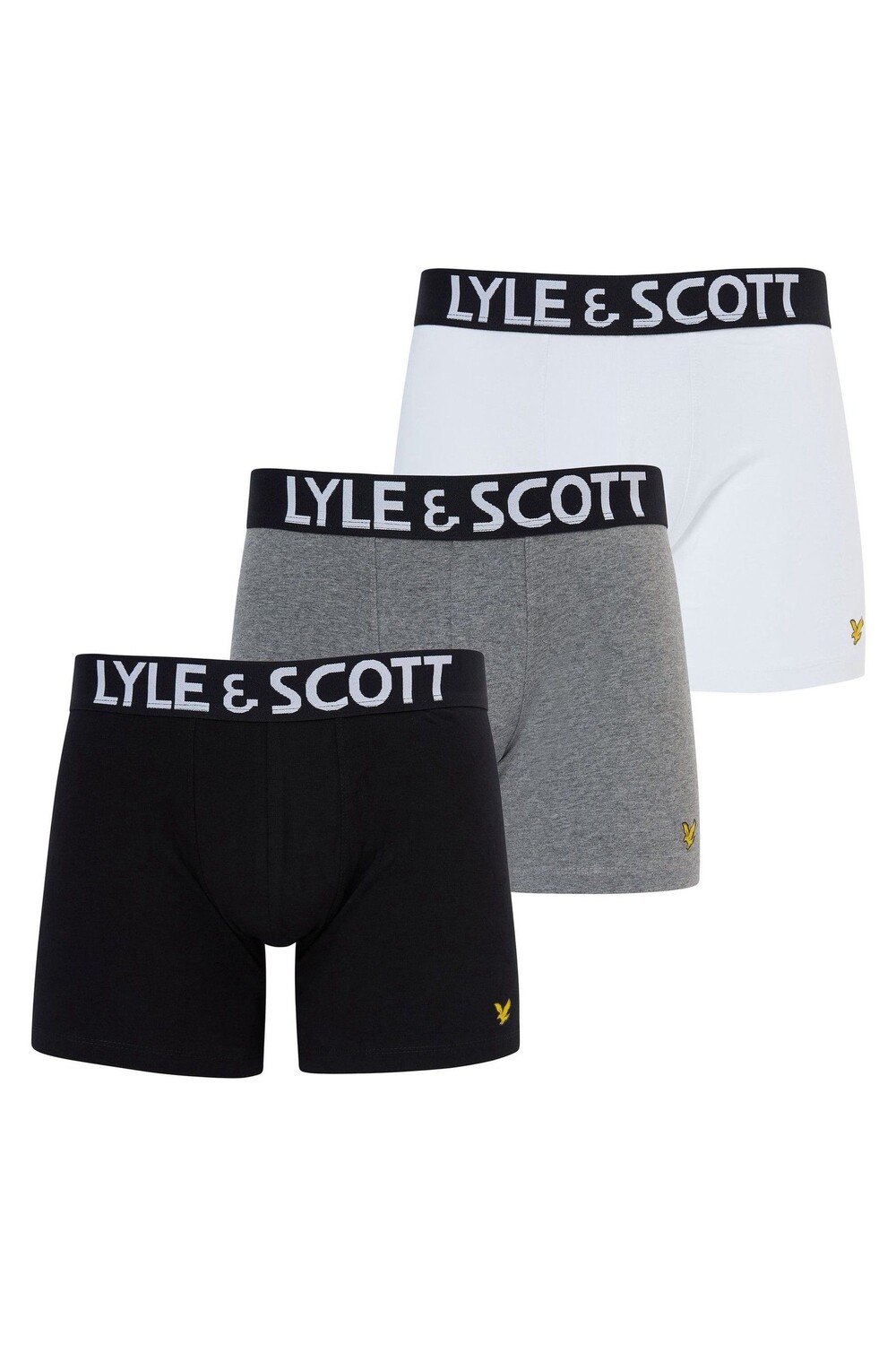 Три пары черных боксеров Daniel Premium Lyle & Scott, черный
Три пары черных боксеров Daniel Premium Lyle & Scott, черный