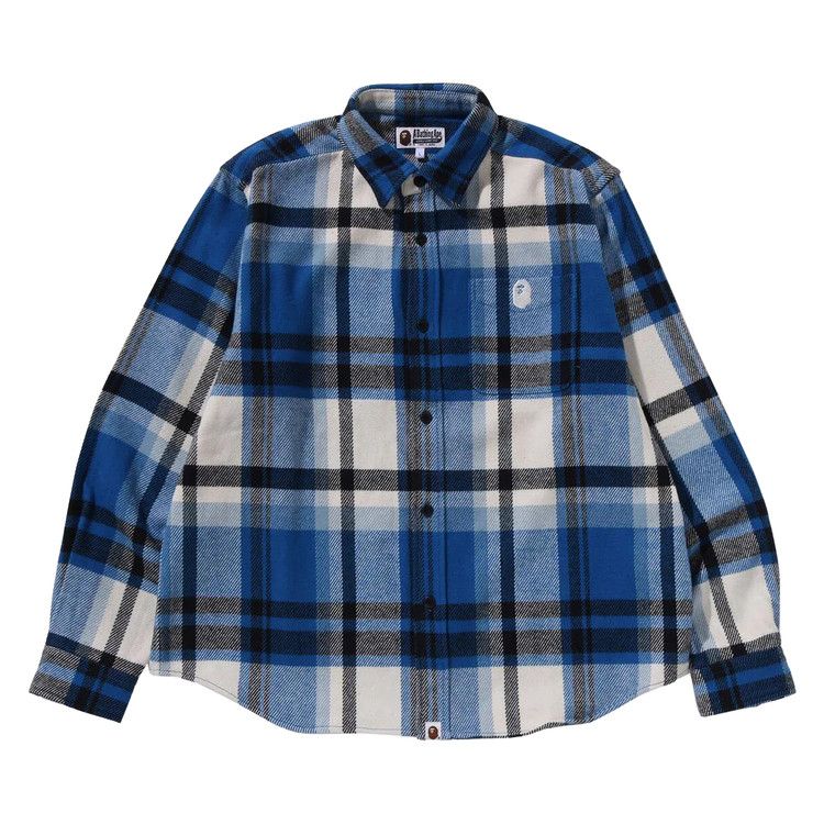 Рубашка BAPE Check Relaxed Fit Shirt, Blue
Рубашка BAPE Check Relaxed Fit Shirt, Blue