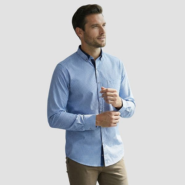 Мужская рубашка с длинным рукавом в клетку и полоску slim fit, не требующая глажки Cloudstyle, Blue Plaid
Мужская рубашка с длинным рукавом в клетку и полоску slim fit, не требующая глажки Cloudstyle, Blue Plaid